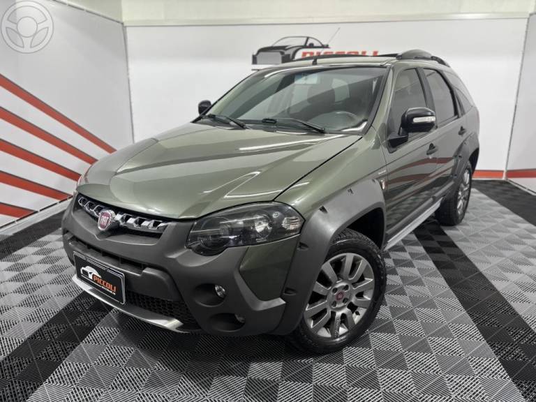 FIAT - PALIO 1.8 MPI ADVENTURE LOCKER WEEKEND 8V FLEX 4P AUTOMATIZADO - 2014/2015 - VERDE - R$ 47.900,00
