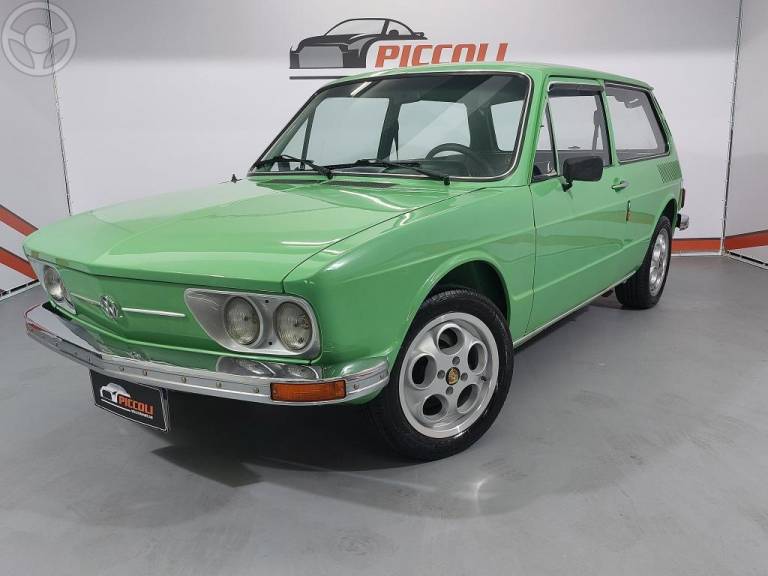 VOLKSWAGEN - BRASILIA 1.6 8V 2P MANUAL - 1976/1976 - VERDE - R$ 30.900,00