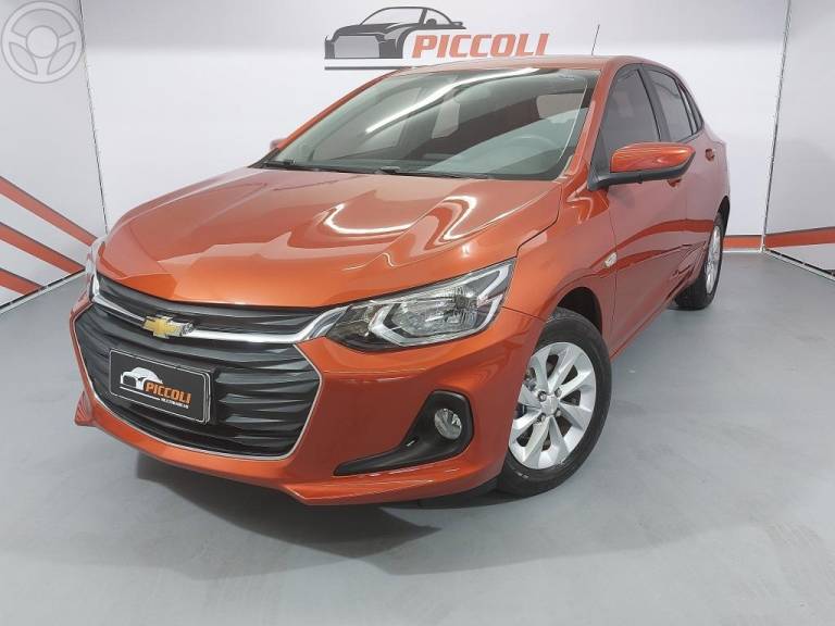 CHEVROLET - ONIX 1.0 LTZ 12V TURBO FLEX 4P AUTOMÁTICO - 2019/2020 - LARANJA - R$ 78.900,00