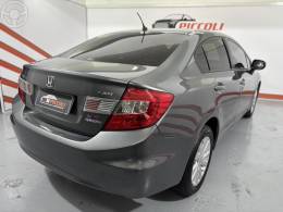 HONDA - CIVIC 2.0 LXR 16V FLEX 4P AUTOMÁTICO - 2013/2014 - CINZA - R$ 75.900,00