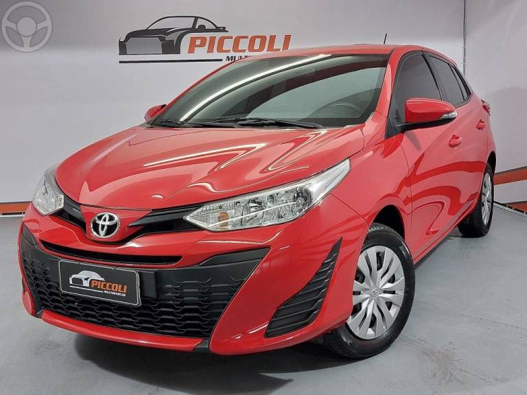TOYOTA - YARIS 1.3 16V FLEX XL MANUAL16 - 2020/2021 - VERMELHA - R$ 76.600,00