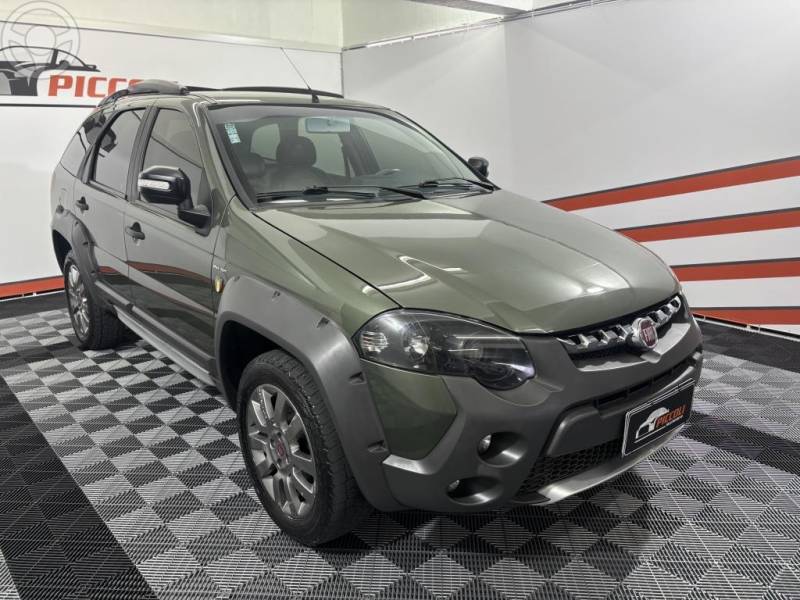 FIAT - PALIO 1.8 MPI ADVENTURE LOCKER WEEKEND 8V FLEX 4P AUTOMATIZADO - 2014/2015 - VERDE - R$ 47.900,00