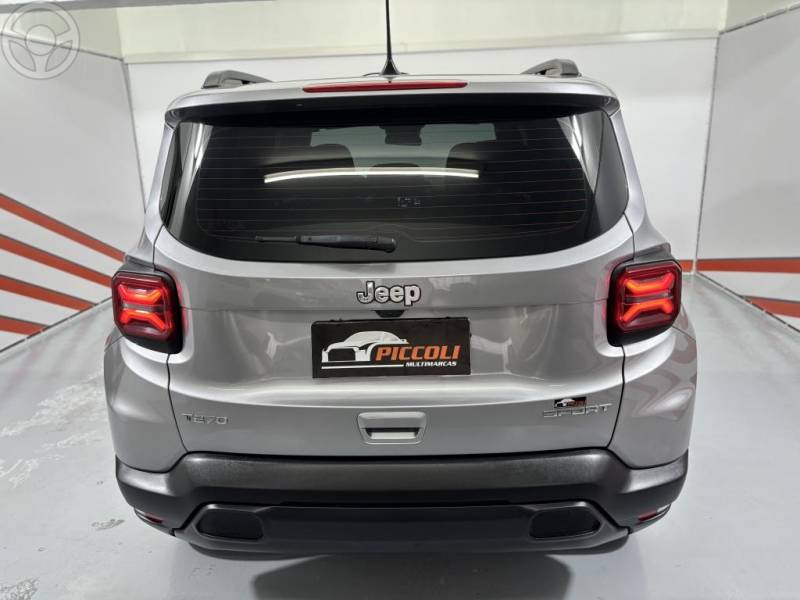 JEEP - RENEGADE 1.3 SPORT T270 16V TURBO FLEX 4P AUTOMÁTICO - 2023/2023 - PRATA - R$ 105.900,00