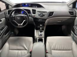 HONDA - CIVIC 2.0 LXR 16V FLEX 4P AUTOMÁTICO - 2013/2014 - CINZA - R$ 75.900,00