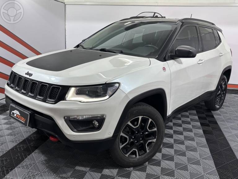 JEEP - COMPASS 2.0 TRAILHAWK TD350 TURBO DIESEL 4X4 4P AUTOMÁTICO - 2021/2021 - BRANCA - R$ 126.900,00
