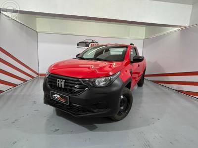 FIAT - STRADA 1.3 ENDURANCE FIREFLY PLUS CS 8V FLEX 2P MANUAL - 2020/2021 - VERMELHA - R$ 72.900,00