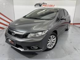 HONDA - CIVIC 2.0 LXR 16V FLEX 4P AUTOMÁTICO - 2013/2014 - CINZA - R$ 76.900,00