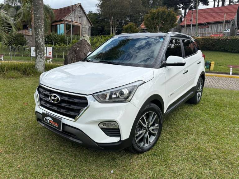 HYUNDAI - CRETA 2.0 16V FLEX PRESTIGE AUTOMÁTICO - 2018/2018 - BRANCA - R$ 93.900,00
