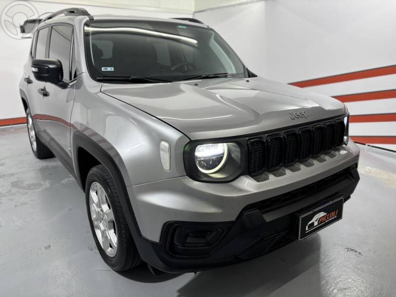 JEEP - RENEGADE 1.3 SPORT T270 16V TURBO FLEX 4P AUTOMÁTICO - 2023/2023 - PRATA - R$ 105.900,00